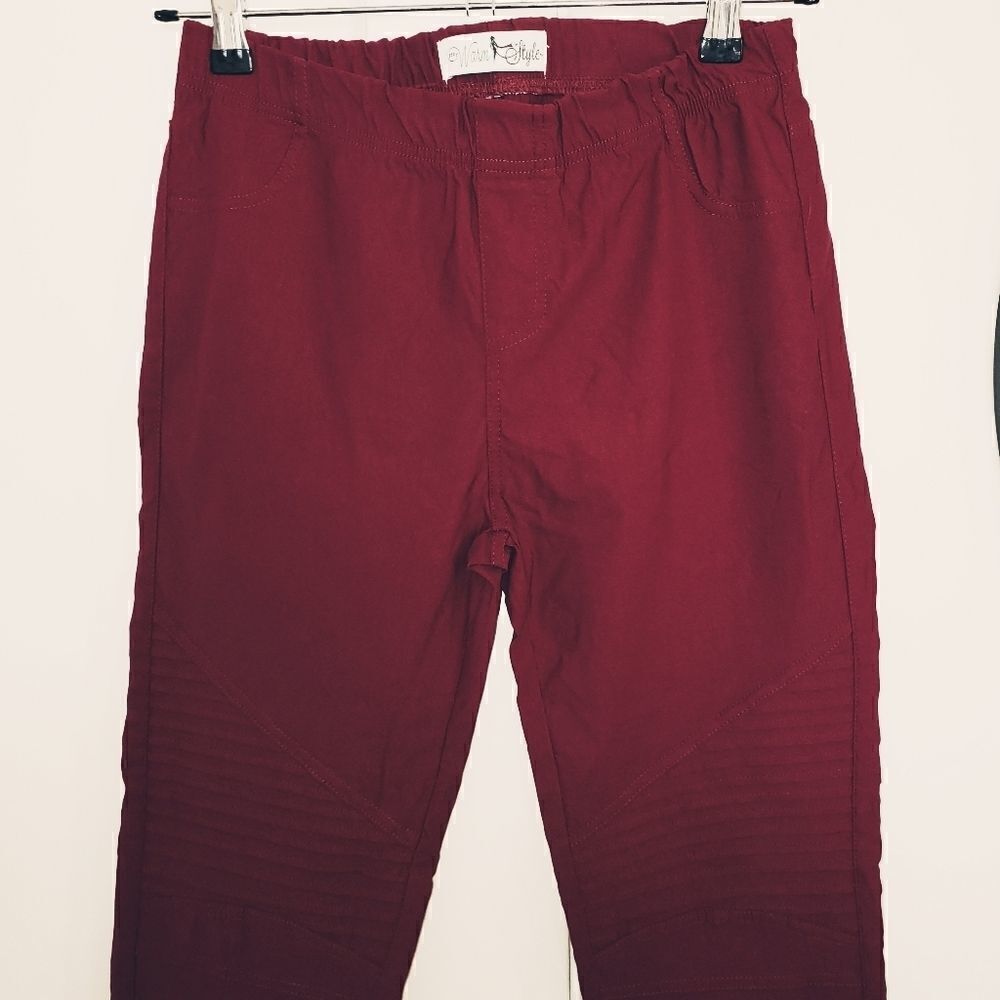 Stay Warm In Style Pull-On Ankle Zip Pants